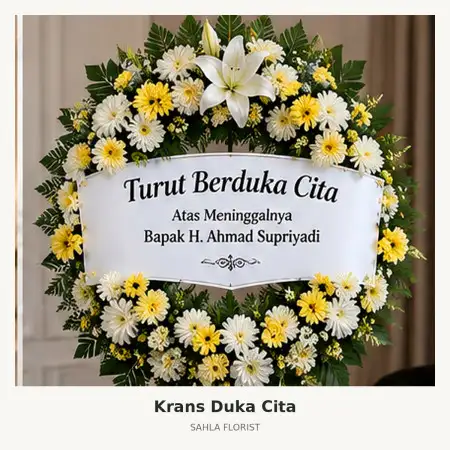 Krans Bunga Duka Intermoda Bsd